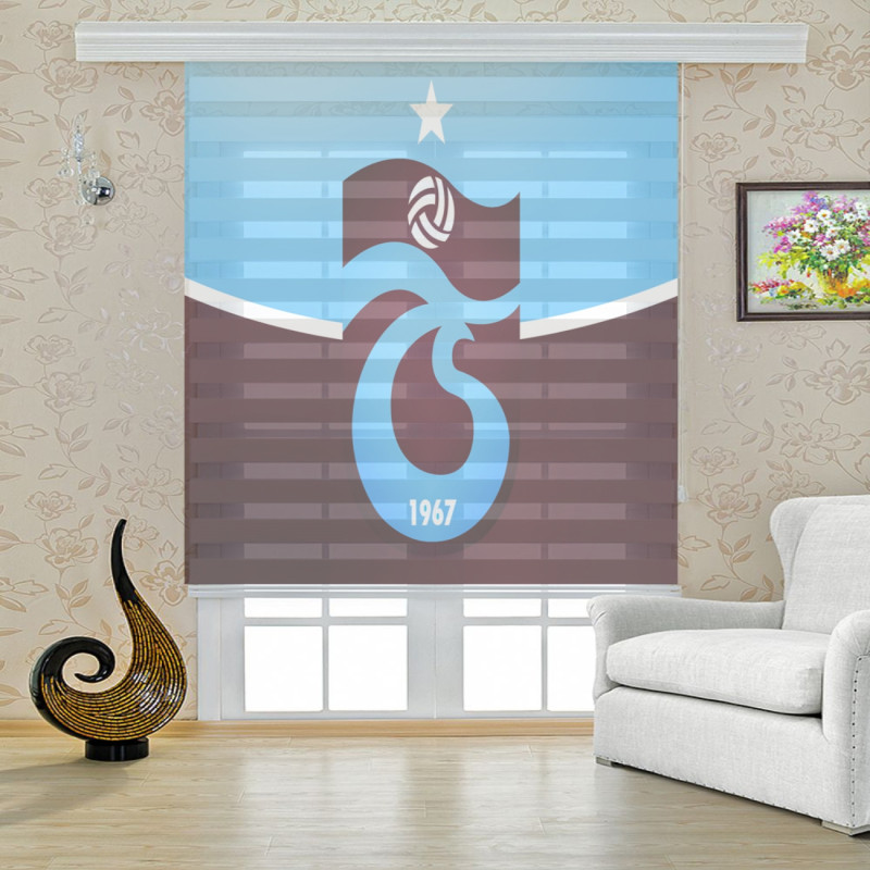 Dijital Baskili Zebra Perde Trabzonspor